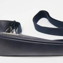 Jacquemus X Nike Navy Blue Leather The Swoosh Bag