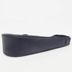 Jacquemus X Nike Navy Blue Leather The Swoosh Bag