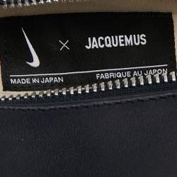 Jacquemus X Nike Navy Blue Leather The Swoosh Bag