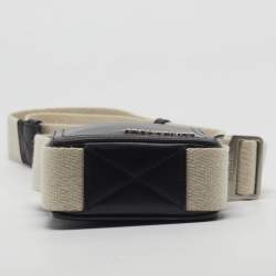 Pre Owned Jacquemus Le Cuerda Black Leather Vertical Crossbody Bag