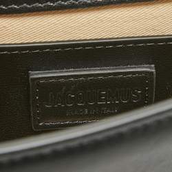 Jacquemus Black Leather Le Bambino Homme Bag