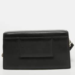 Jacquemus Black Leather Le Bambino Homme Bag