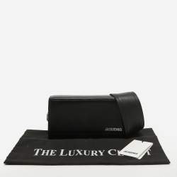 Jacquemus Black Leather Le Bambino Homme Bag