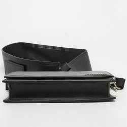Jacquemus Black Leather Le Bambino Homme Bag