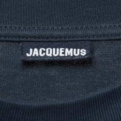 Pre Owned Jacquemus Blue Cotton Crew Neck T-Shirt XXL