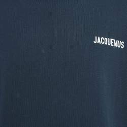 Pre Owned Jacquemus Blue Cotton Crew Neck T-Shirt XXL