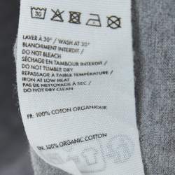 Jacquemus Grey Cotton Knit Crew Neck T-Shirt XL