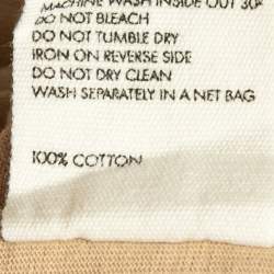 Pre Owned Jacquemus Beige Jersey Velcro Detail Le Yerù T-Shirt S