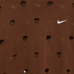 Pre Owned Jacquemus X Nike Brown Cutout Le Swoosh T-Shirt S