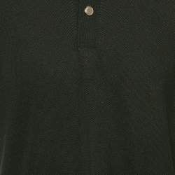Jacquemus Black Knit Logo Detail Polo T-Shirt XS