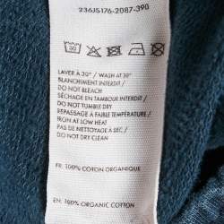 Jacquemus Navy Blue Logo Embroidered Cotton Knit Trackpants L