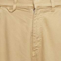 Pre Owned Jacquemus Beige Canvas Le Short Marrone Cargo Shorts S