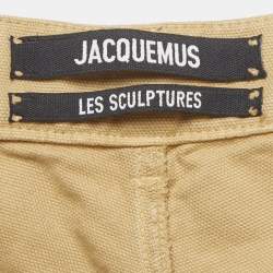 Pre Owned Jacquemus Beige Canvas Le Short Marrone Cargo Shorts S