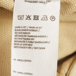 Pre Owned Jacquemus Beige Canvas Le Short Marrone Cargo Shorts S
