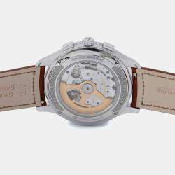 Jaeger LeCoultre Silver Stainless Steel Master Control Collection Q4138420 Automatic Men's Wristwatch 40 mm