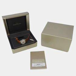 Jaeger LeCoultre Silver Stainless Steel Master Control Collection Q4138420 Automatic Men's Wristwatch 40 mm