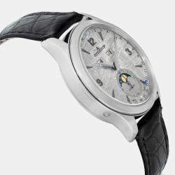 Jaeger LeCoultre Meteorite Stainless Steel Master Calender Q1558421 Automatic Men's Wristwatch 39 mm