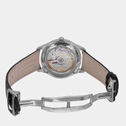 Jaeger LeCoultre Meteorite Stainless Steel Master Calender Q1558421 Automatic Men's Wristwatch 39 mm