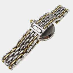 Jaeger LeCoultre Silver Stainless Steel 441.5.01 Quartz Men's Wristwatch 24 mm