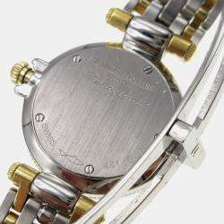 Jaeger LeCoultre Silver Stainless Steel 441.5.01 Quartz Men's Wristwatch 24 mm