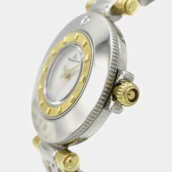 Jaeger LeCoultre Silver Stainless Steel 441.5.01 Quartz Men's Wristwatch 24 mm