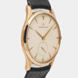 Jaeger LeCoultre Master Ultra Thin 174.2.90.S Cream Dial Rose gold Men's Wristwatch 40 mm