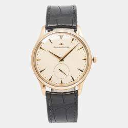 Jaeger LeCoultre Master Ultra Thin 174.2.90.S Cream Dial Rose gold Men's Wristwatch 40 mm