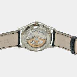 Pre Owned Jaeger-LeCoultre Master Ultra Thin Reserve De Marche Q1378420 Automatic Silver Stainless Steel Men's Wristwatch 39 mm