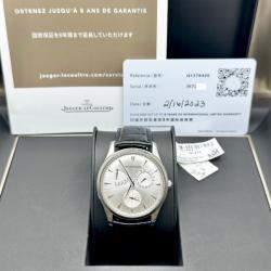 Pre Owned Jaeger-LeCoultre Master Ultra Thin Reserve De Marche Q1378420 Automatic Silver Stainless Steel Men's Wristwatch 39 mm