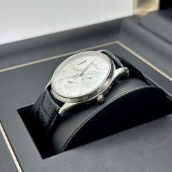 Pre Owned Jaeger-LeCoultre Master Ultra Thin Reserve De Marche Q1378420 Automatic Silver Stainless Steel Men's Wristwatch 39 mm