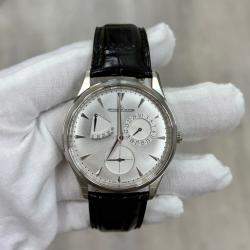Pre Owned Jaeger-LeCoultre Master Ultra Thin Reserve De Marche Q1378420 Automatic Silver Stainless Steel Men's Wristwatch 39 mm