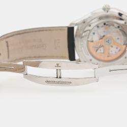 Pre Owned Jaeger-LeCoultre Master Ultra Thin Moonphase Q1368420 Automatic Stainless Steel Men's Wristwatch 39 mm