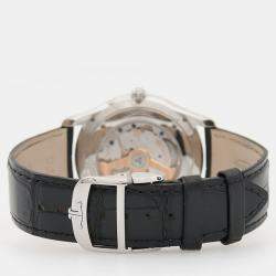 Pre Owned Jaeger-LeCoultre Master Ultra Thin Moonphase Q1368420 Automatic Stainless Steel Men's Wristwatch 39 mm
