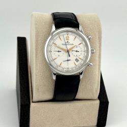 Pre Owned Jaeger-LeCoultre Master Control 145.8.31 Quartz Silver Dial Stainless Steel Men's Wristwatch 34 mm