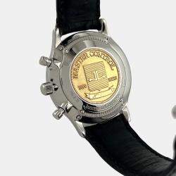 Pre Owned Jaeger-LeCoultre Master Control 145.8.31 Quartz Silver Dial Stainless Steel Men's Wristwatch 34 mm
