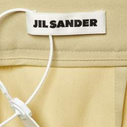 مملوكة مسبقًا شورت جيل ساندر جبردين بيج واسعة الساق بحزام مقاس متوسط (ميديم)