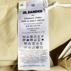 مملوكة مسبقًا شورت جيل ساندر جبردين بيج واسعة الساق بحزام مقاس متوسط (ميديم)