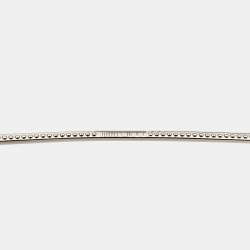 Pre Owned Jimmy Choo Silver Tone/Grey Mirrored ILYA/S 3YGT4 Aviator Sunglasses