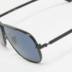 Pre Owned Jimmy Choo Black Ewan/S Aviator Sunglasses