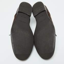 Jimmy Choo Dark Brown Suede Lace up Derby Size 41.5