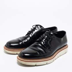 Jimmy Choo Black Leather Lace Up Derby Size 43