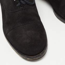 Jimmy Choo Black Suede Lace Up Oxfords Size 45