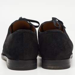 Jimmy Choo Black Suede Lace Up Oxfords Size 45