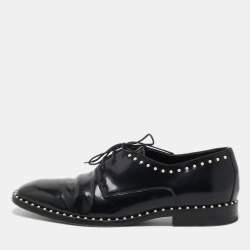 Jimmy Choo Black Leather Stefan Oxfords Size 42