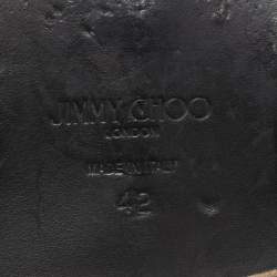 Jimmy Choo Black Leather Stefan Oxfords Size 42