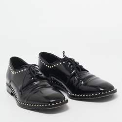 Jimmy Choo Black Leather Stefan Oxfords Size 42