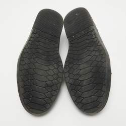 Jimmy Choo Black Leather Ace Low Top Sneakers Size 43.5