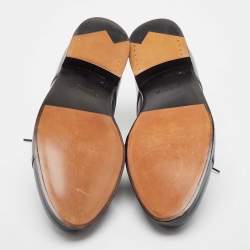 J.M.Weston Navy Blue Leather Lace Up Oxfords Size 41