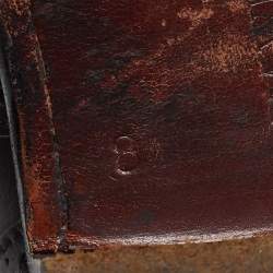 Pre Owned حذاء أكسفورد جاي إم ويتسون جلد بدرجتين رباط مقاس 42