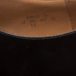 J.M.Weston Black Patent Leather Lace Up Derby Size 43
